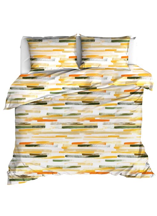 Moodit Bettbezug Odil Flynn Sand 240 x 220 cm Baumwolle