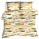 Housse de couette Odil Flynn Sable 240 x 220 cm Coton