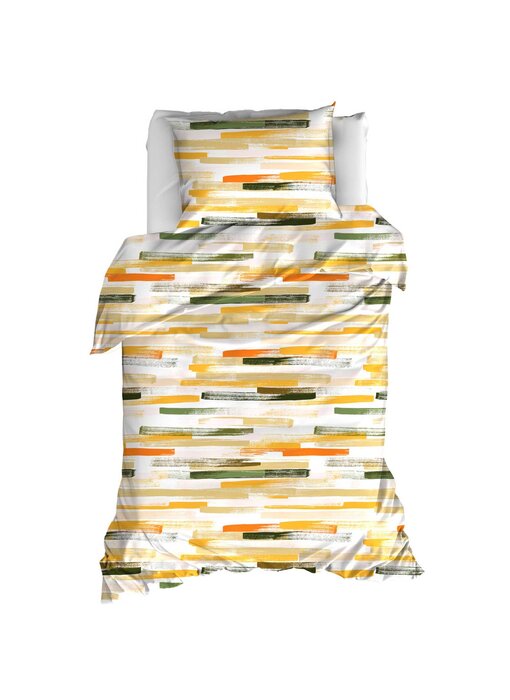 Moodit Bettbezug Odil Flynn Sand 140 x 200/220 cm Baumwolle