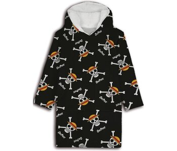 One Piece Hoodie Fleecedeken Straw Hat Kids (7-14 jr) Polyester (One Size)