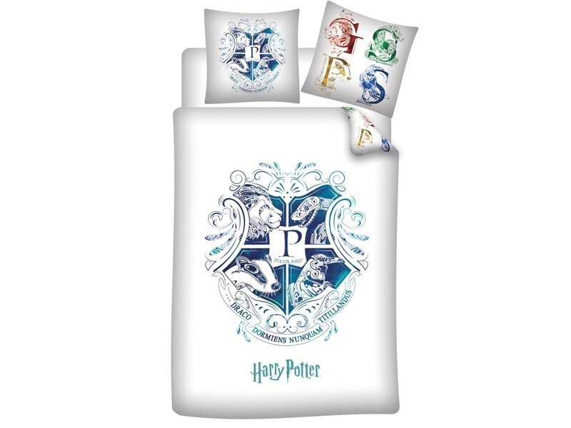 Harry Potter Dekbedovertrek Magic - Eenpersoons - 140 x 200 cm + 63 x 63 cm - Polyester