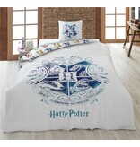Harry Potter Housse de couette magique - 1 personne - 140 x 200 cm + 63 x 63 cm - Polyester