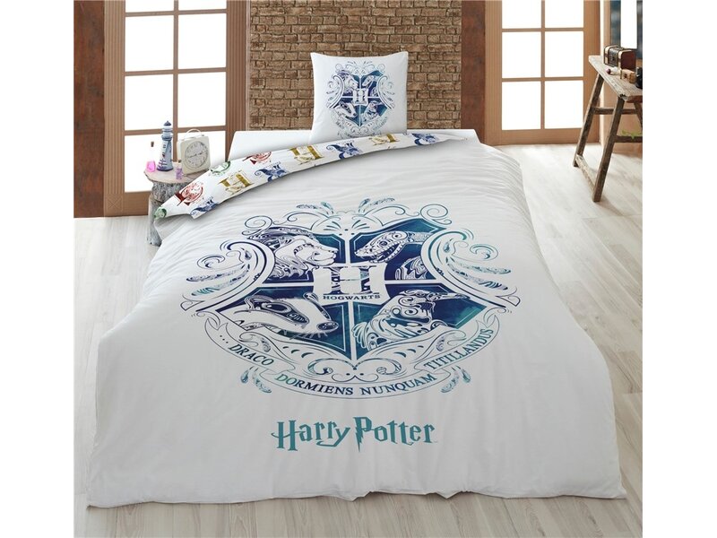 Harry Potter Magic Duvet Cover - Single - 140 x 200 cm + 63 x 63 cm - Polyester