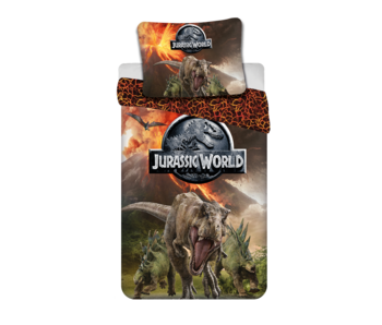Jurassic World Lava Duvet Cover 140 x 200 cm + 70 x 90 cm Polyester