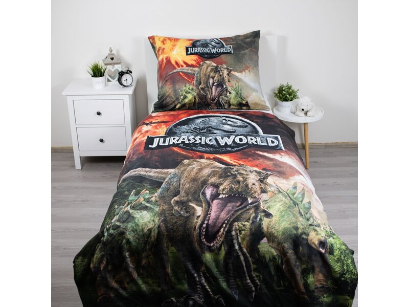 Jurassic World Lava Duvet Cover - 140 x 200 cm + 70 x 90 cm - Polyester