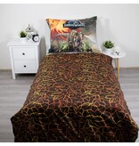 Jurassic World Dekbedovertrek Lava - 140 x 200 cm + 70 x 90 cm - Polyester