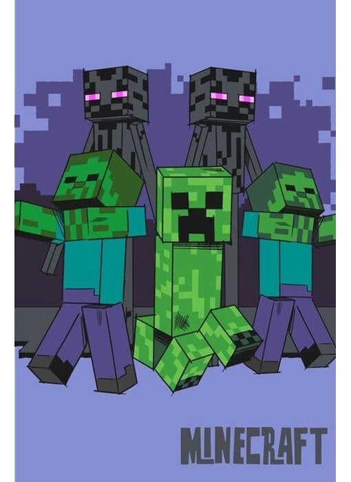 Minecraft Fleecedecke Zombie 100 x 150 cm Polyester