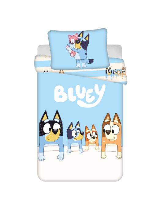 Bluey BABY / Toddler duvet cover Cuddle 135 x 100 + 40 x 60 cm Cotton