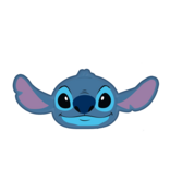 Disney Lilo & Stitch Coussin décoratif 3D Stitch - 31,5 x 41 cm - Polyester