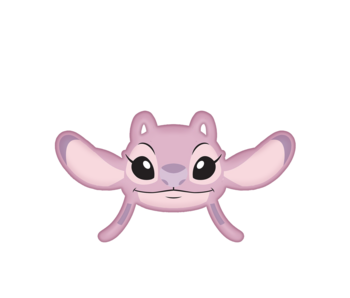 Disney Lilo & Stitch Dekoratives Kissen 3D-Engel 31,5 x 41 cm Polyester