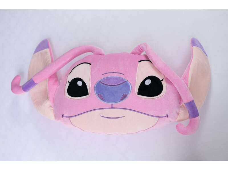 Disney Lilo & Stitch Coussin décoratif 3D Ange - 31,5 x 41 cm - Polyester