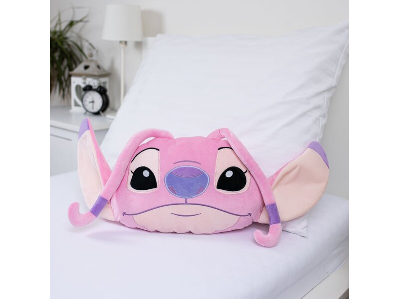 Disney Lilo & Stitch Dekokissen 3D-Engel – 31,5 x 41 cm – Polyester