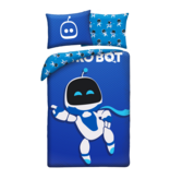 Astro Bot Dekbedovertrek Game - 140 x 200 + 70 x 90 cm - Polyester