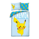 Housse de couette Pikachu 140 x 200 + 70 x 90 cm Polyester