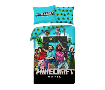 Minecraft Bettbezug „Movies“ 140 x 200 + 70 x 90 cm, Polyester