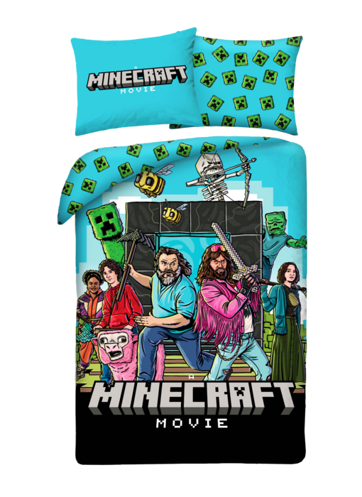 Minecraft Duvet cover Movies 140 x 200 + 70 x 90 cm Polyester