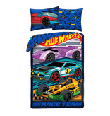 Hot Wheels Housse de couette Speed - 140 x 200 + 70 x 90 cm - Polyester