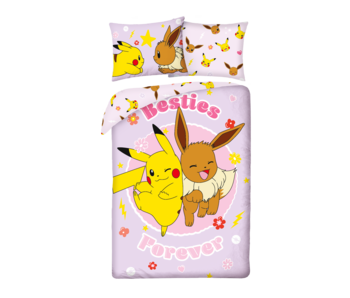 Pokémon Duvet cover Besties 140 x 200 + 70 x 90 cm Polyester