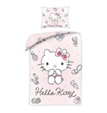 Hello Kitty Bettwäsche-Set „Beauty“ – 140 x 200 + 70 x 90 cm – Polyester