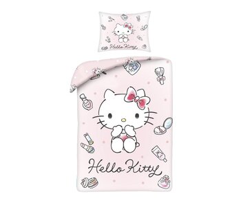 Hello Kitty & Friends Housse de couette Beauty 140 x 200 + 70 x 90 cm en polyester