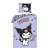Hello Kitty Housse de couette Kuromi Sweet - 140 x 200 + 70 x 90 cm - Polyester