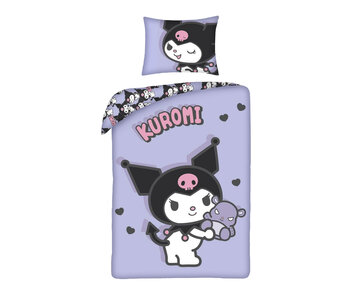 Hello Kitty Kuromi Sweet Duvet Cover 140 x 200 + 70 x 90 cm Polyester