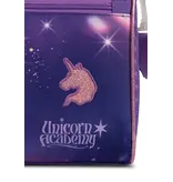 Unicorn Academy Glitzernde Schultertasche – 12 l – 36 x 22 x 19 cm – Polyester