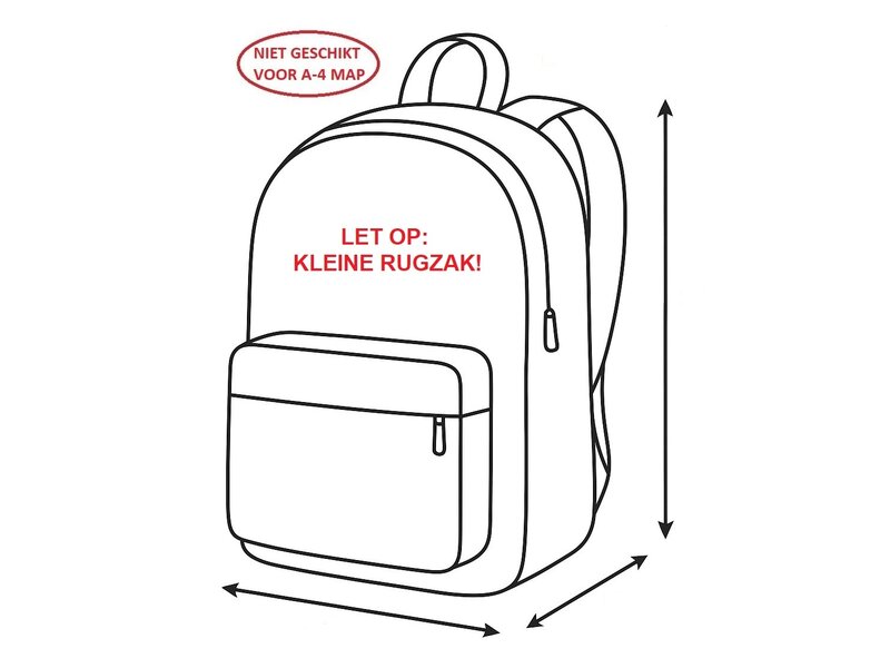 Unicorn Academy Peuterrugzak Sparkle - 31.5 x 24 x 14.5 cm - 9 L - Polyester