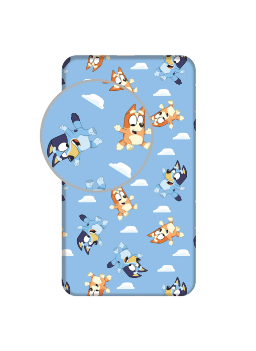 Bluey Fitted sheet Dream 90 x 200 cm Cotton