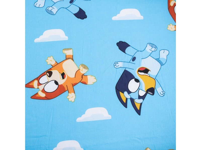 Bluey Hoeslaken Dream - 90 x 200 cm - Katoen