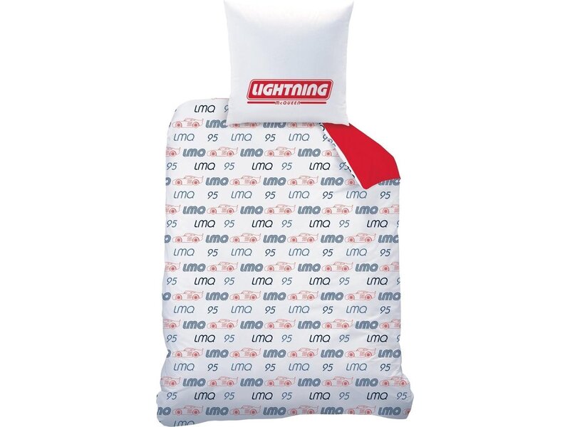 Disney Cars Housse de couette - 1 personne - 140 x 200 cm - Rouge