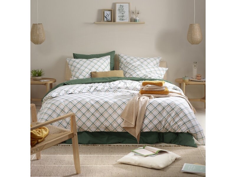 Moodit Bettbezug Odil Dustin Amazon Green - 260 x 240 + 2 x 60 x 70 cm - Baumwolle