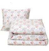 Moodit Bettbezug Odil Löwenzahn Orange Blau - 140 x 200/220 + 60 x 70 cm - Baumwolle