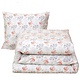 Duvet cover Odil Dandelion Orange Blue 140 x 200/220 cm Cotton