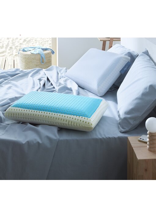 Moodit Coussin ergonomique Coolit 40 x 60 cm en mousse à mémoire de forme