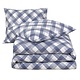 Housse de couette Odil Andor Cosmic Cobalt 260 x 240 cm Coton