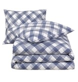 Moodit Bettbezug Odil Andor  Cosmic Cobalt - 240 x 220 + 2 x 60 x 70 cm - Baumwolle