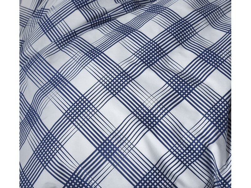 Moodit Housse de couette Odil Andor Cosmic Cobalt - 200 x 200/220 cm + 2 x 60 x 70 cm - Bleu - Coton