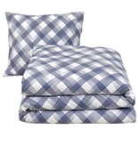 Moodit Odil Andor Cosmic Cobalt Duvet Cover - 140 x 200/220 + 60 x 70 cm - Blue - Cotton