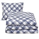 Housse de couette Odil Andor Cosmic Cobalt 140 x 200/220 cm Coton