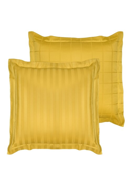 De Witte Lietaer Kissenbezug Zygo Ocker 63 x 63 cm Baumwollsatin