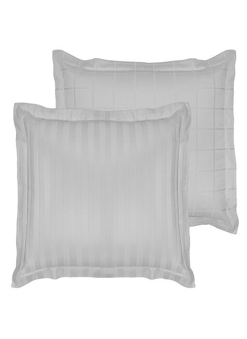 De Witte Lietaer Pillowcase Zygo Silver 63 x 63 cm Cotton Satin