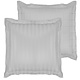 Kussensloop Zygo Silver 63 x 63 cm Katoen Satijn
