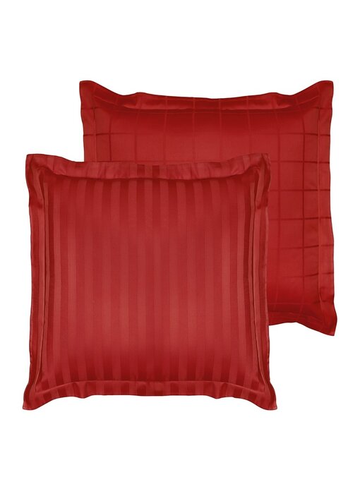 De Witte Lietaer Kussensloop Zygo Chili Pepper 63 x 63 cm Katoen Satijn