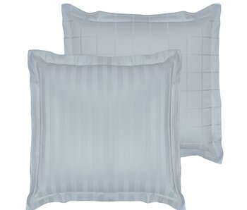 De Witte Lietaer Kussensloop Zygo Ice Blue 63 x 63 cm Katoen Satijn