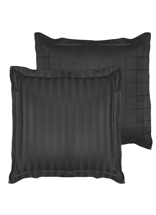 De Witte Lietaer Pillowcase Zygo Ebony 63 x 63 cm Cotton Satin