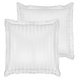 Pillowcase Zygo White 63 x 63 cm Cotton Satin
