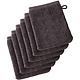 Imagine Fudge Brown Waschlappen-Set, 6er-Pack, 16,5 x 22 cm, Baumwolle