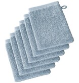 De Witte Lietaer Imagine Oxyde 1266 Washcloths - 16.5 x 22 cm - Pack of 6 - Blue - Cotton