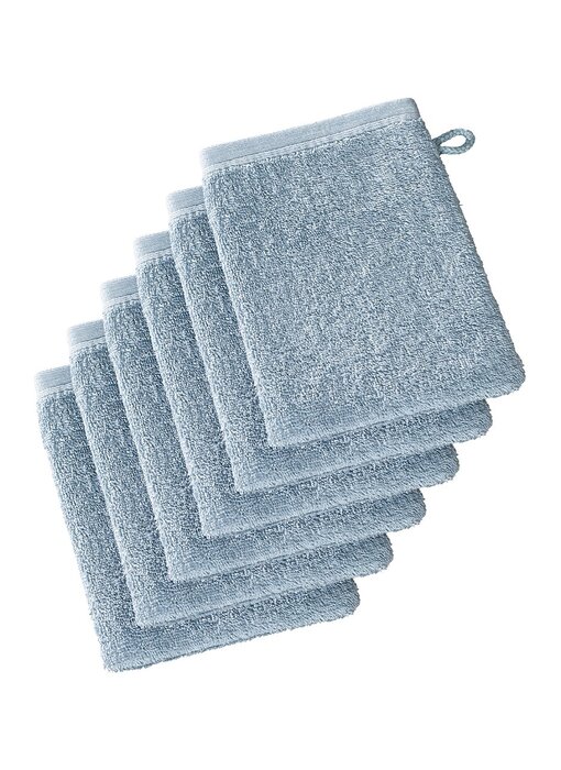 De Witte Lietaer Washandjes Imagine Oxyde 1266 set 6 stuks 16.5 x 22 cm Katoen
